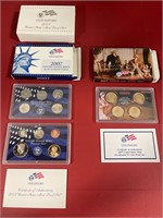 2007 US MINT PROOF & PRESIDENTIAL $1 PROOF SETS
