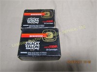 2 boxes 40rds- Winchester black talon 180gr SXT-