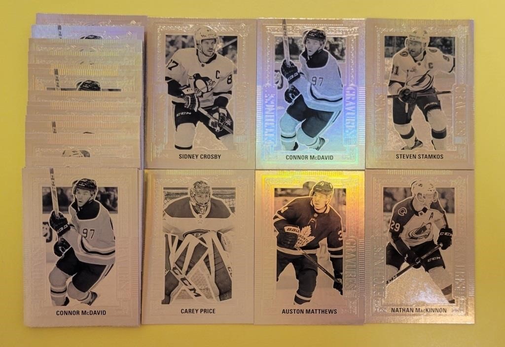 2018-19 Tim Horton's Gold Etchings - Lot of 22