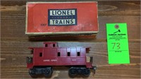 Lionel 1007 caboose with box