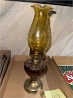 Amber Color kerosene lamp