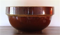 Large Brown Mixing Bowl