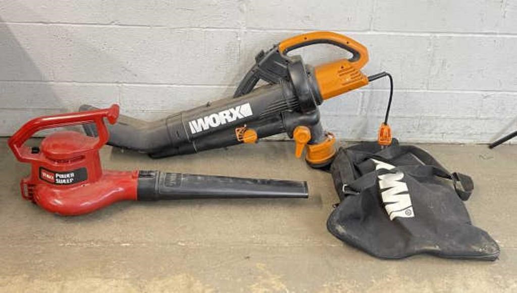 Works and Toro Electric Blowers