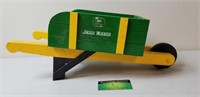 John Deere Wooden Wheel Barrow