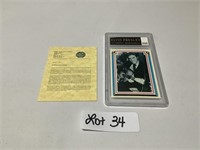 Elvis Presley Authentic Collector Card