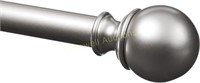 3/4 Inch Curtain Rod  Round Finials  43-120  1-Pac