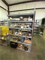 Shelf w/John Deere Baler Parts