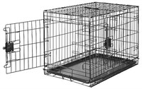 Amazon Basics Durable,Foldable Metal Wire Dog Crat