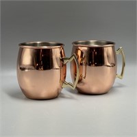 2 Copper Style Mugs Eco One