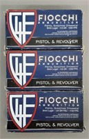(150) Rounds Fiocchi 9mm Luger Ammo