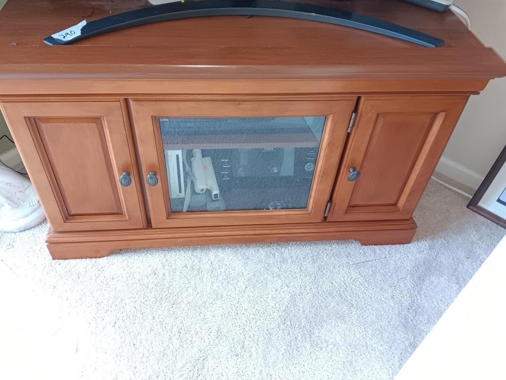 TV stand cabinet 42 inches wide.