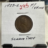 1923-S WHEAT PENNY CENT SCARCE DATE