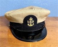 Vintage USN US Navy Uniform Hat