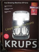 Krupps Home Cafe Pod Brewing Machine