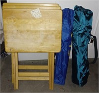 Z - FOLDING TABLES & 2 CAMP CHAIRS (G131)