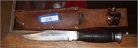 "Original Bowie Knife" Fixed Blade with Leather