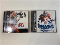 NCAA Football 98 and 2001 PlayStation PS1