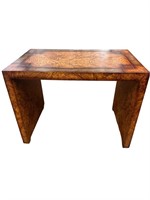 Asian Wood End Table
