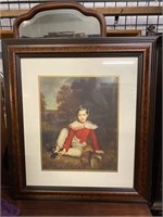 Vintage Framed Print OF Lord Seaham 32" W x 35" H