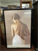 Phillippe Boudoy Painting Of Women W/ Auto