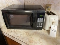 Microwave and Toaster
