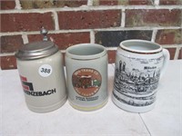 3 German Steins