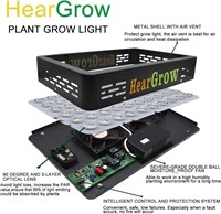 NEW 2000W Grow Light   actual power 180W