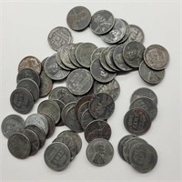 55+ WARTIME STEEL LINCOLN WHEAT  PENNIES