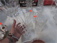 4-- LEAD CRYSTAL GLASSES