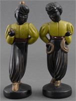 Blackamoor Painted Figures, 2