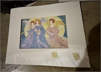Matted Print of Angels