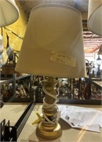 Modern Gold Gilt Candle Stick Lamp