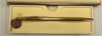 Cased Cross 18ct gold plated ballpoint pen