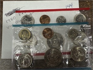 1980 P&D UNC COIN SET