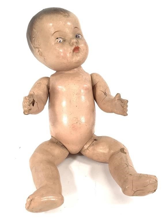 12" Jointed Composition Baby Doll