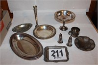 Misc SIlver Plate Candy DIshes, serving dishes,