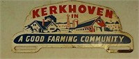 10 Kerkhoven license plate topper