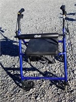 Very Nice Blue Walker With Seat