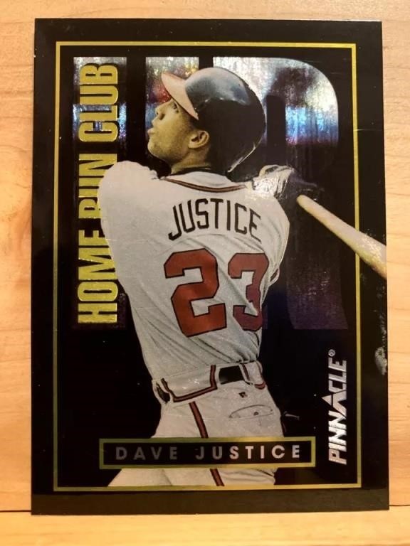 1993 Pinnacle - Home Run Club - Dave Justice 31 o8