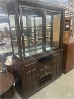 Lighted china cabinet