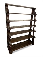 Victorian Open Waterfall Bookcase,