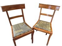 Pair of Biedermeier Chairs,