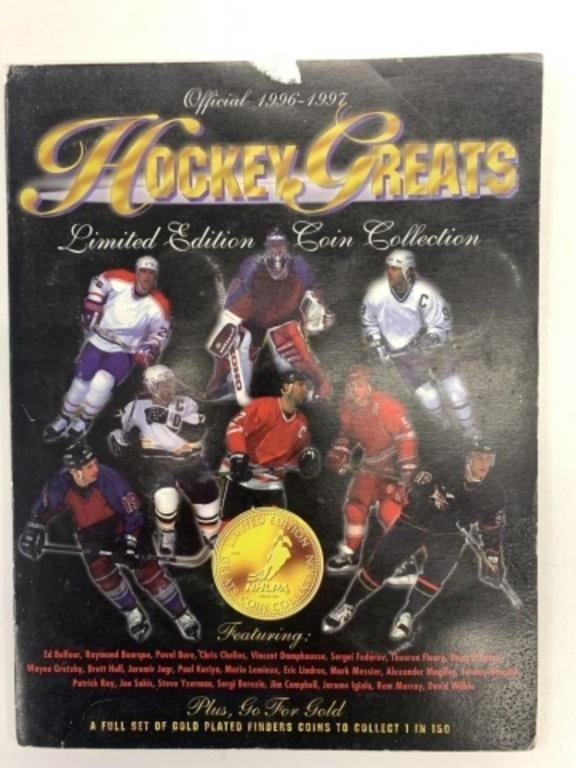1996/97 Hockey Greats Limited Ed. 25 Nickel Coin