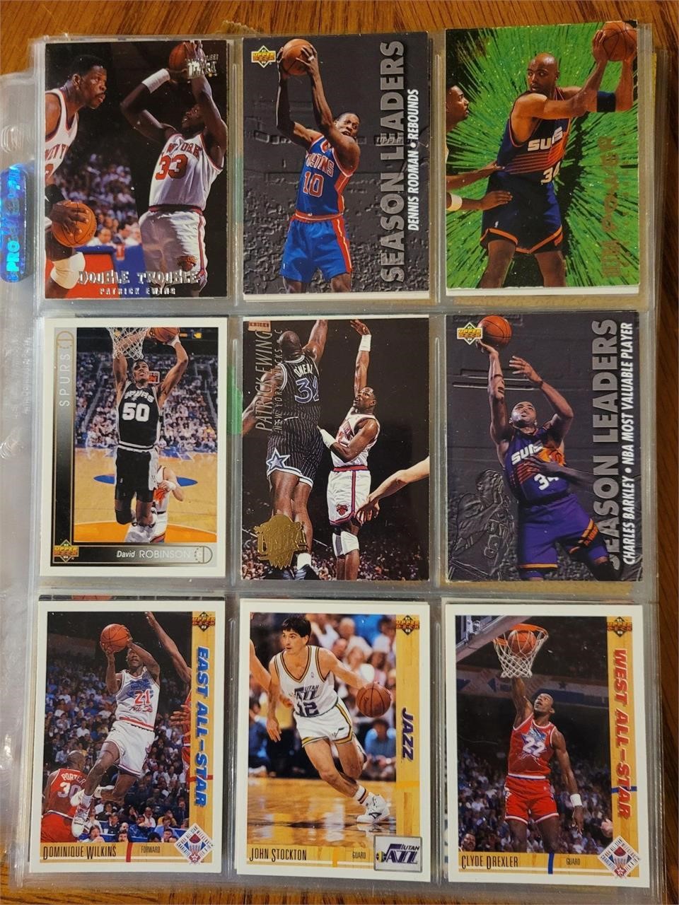 (9) Basketball Cards