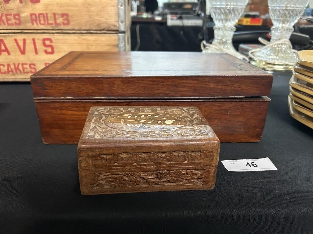 Pair Of Vintage Jewelry Boxes
