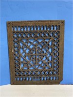 Antique Cast Iron Floor Grate 14 x 17 "