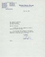 Al Gore signed letter