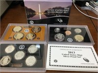 2013 US MINT SILVER PROOF SET