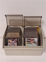Memorex Floppy Disk Holder w/ Baseball Cards