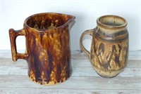 ROCKINGHAM 7" STONEWARE PITCHER